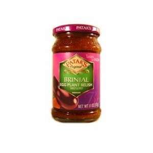 Brinjal Egg Plant Relish   3 Packages of 11 oz  Grocery 