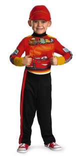 Boys Child DISNEY PIXAR Cars Lightning McQueen Costume  