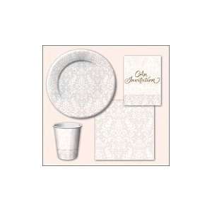  Champagne Splendor Paper Party Plates 11in Large 18 Count 