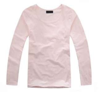 fashion dress Mens Wool Long Sleeve Round Neck cotton T Shirt 8 colors 