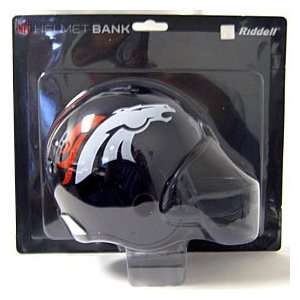 Denver Broncos Helmet Bank Feature Official Team Logos Made By Riddell 