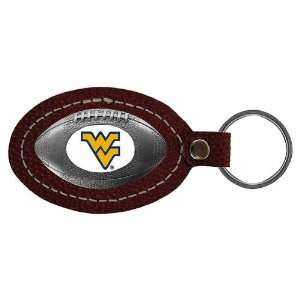  West Virginia Mountaineers NCAA Football Key Tag (Leather 