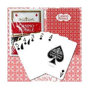 New Trademark Casino Royale Red Playing Cards James Bond Movie Perfect 