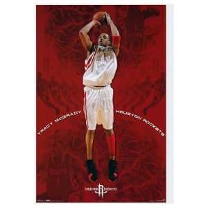  Tracy McGrady (Houston Rockets) Sports Poster