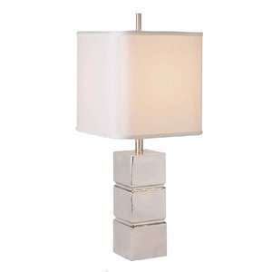   Lamps Logan Polished Aluminum File Table Light