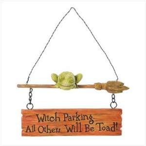  Toad and Broomstick Wall Decor   Style 37199