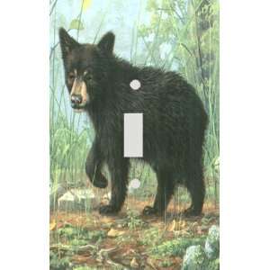  Grizzly Bear Cub Decorative Switchplate Cover
