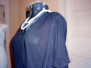 MARC BOUWER SIZE 24 BLACK DRESS  