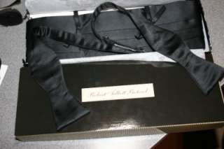   Talbott Protocol Bow Tie Formal Set CLASSIC BLACK NWOT$125  