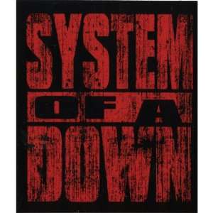  System Of A Down   Faded Decal Automotive