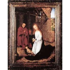   24x36 Inch, painting name Nativity, By Memling Hans