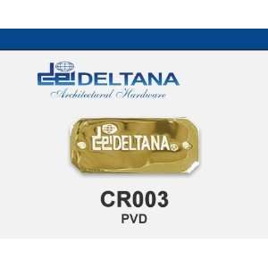  Deltana DSLP316CR003 Lifetime Polished Brass Floor Stop 