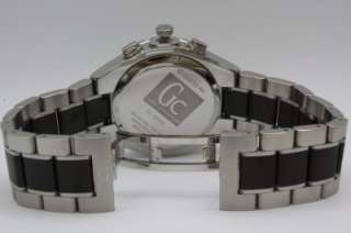 New Gc Guess Swiss Men Chronograph Steel Date Dress Watch 43mm 33503G1 