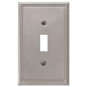   Creative Accents Brushed Nickel Wall Plate (3101BN)