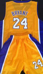 Singlet & Short Boys Lakers Kobe Bryant Jersey 8 New  