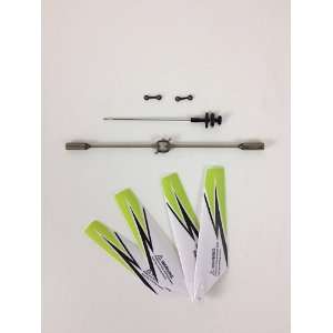  Syma S107G Helicopter Green blade Parts Set New 2012 Model for S107 