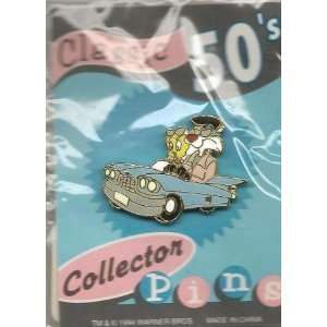  Warner Brothers Tweety and Sylvester Classic 50s Pin 