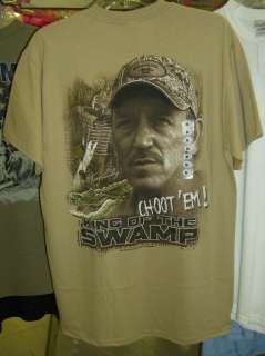 Brand New   Swamp People Troy Landry Choot Em Swamp King T shirt 