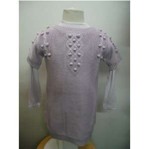  Floraine Girls Knit Sweater Dress   12m Baby