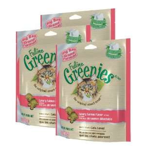  3 PACK Greenies Feline   SALMON (1.2 lbs)