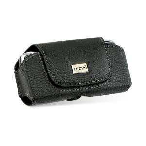   Nokia N97 Executive Leather Protective Pouch Case Flip Design   Black