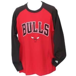  Men`s Chicago Bulls Fan L/S Crew Neck Tshirt Sports 