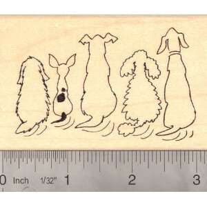  Tails Wagging Dog Rubber Stamp Arts, Crafts & Sewing