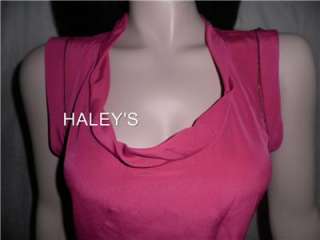 NEW GUESS JEANS SEXY FLIRTY FUCHSIA/PINK BRIA TOP SMALL  
