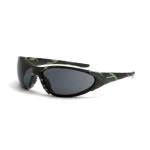  Crossfire Core Safety Glasses Smoke Lens   Military Green 