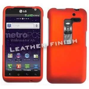  LG Esteem MS910 MS 910 / Bryce Honey Burn Orange Rubber 