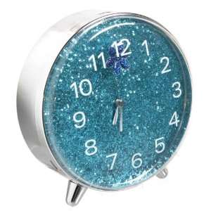  Molly N Me Glitzy Flower Clock With Alarm   Blue Toys 