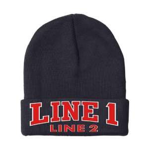  Firefighter Winter Hat   Custom Embroidered to Your 