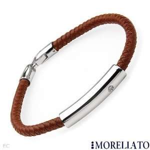 MORELLATO Leather 0.01 CTW Accent Diamond Ladies Bracelet. Length 8.5 