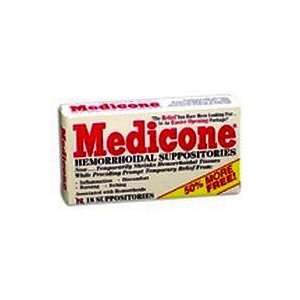  Rectal Medicone Hemorrhoidal Suppositories   12 Ea Health 