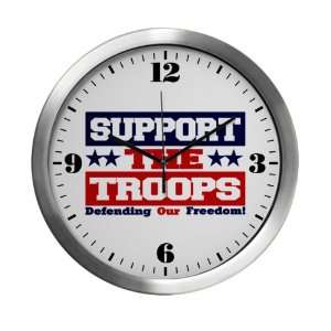  Modern Wall Clock Support the Troops Defending Our Freedom 