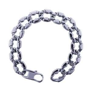  Stainless Steel Mens 24 inch Fancy Link Chain Necklace Jewelry