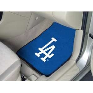  Los Angeles Dodgers 2 piece Carpeted Car Mats 18x27 