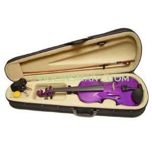  VIOLINSMART MV01 Violin Package (Size 3/4, Color Purple 
