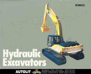 1985 ? Kobelco Hydraulic Excavator Brochure Japan  