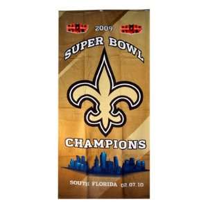  New Orleans Saints Super Bowl XLIV Champions Bath or Beach 