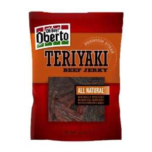 Oh Boy Oberto Natural Style Beef Jerky, Teriyaki, 6.2 Ounce  