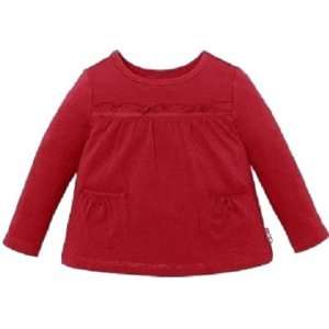  The Childrens Place Girls Long Sleeve Babydoll Top Red 