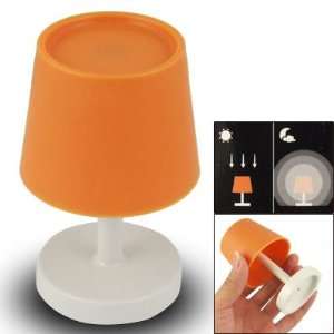   Plastic Base Orange Clow in the Lamp Desk Decoration