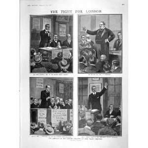   1907 LONDON CORNWALL BULL BENN LYTTELTON SUFFRAGISTS