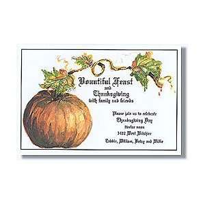  Pumpkin Holiday Invitations