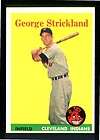 1959 Topps 207 George Strickland Cleveland Indians NM  