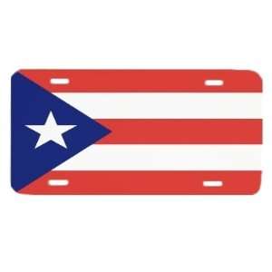  Puerto Rico Rican Flag License Plate Automotive