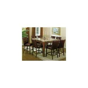   Dining Set in Walnut Finish by Crown Mark   2766 9