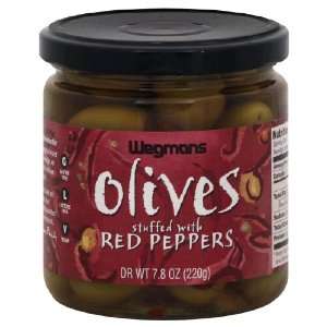  Wgmns Olives, Stuffed with Red Peppers , 7.8 Oz ( Pak of 2 