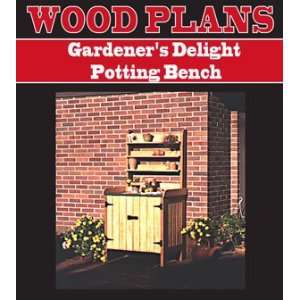   POTTING BENCH WOODWORKING PAPER PLAN PW10008